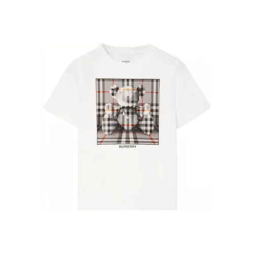 Burberry Белые Детские Рубашки T