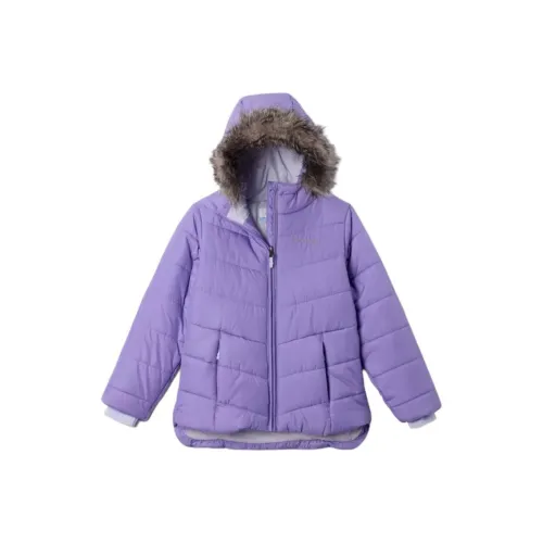 Columbia совместный бренд Хлопковый пуховик Пейсли-фиолетовый Подростки