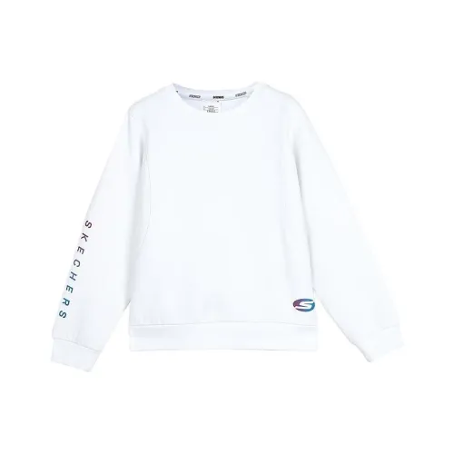Skechers Comfort Sports and Leisure Series Яркий белый/0019 Kids Свитшоты