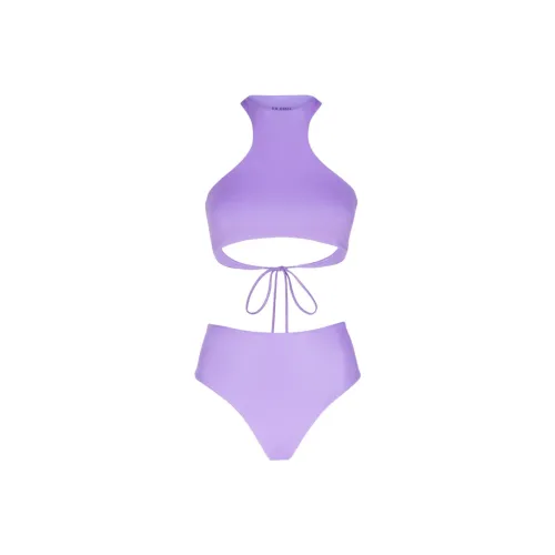 The Attico SS24 Купальный комплект женский фиолетовый