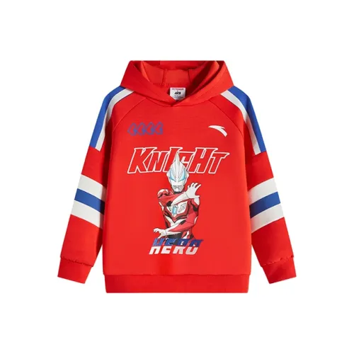 Antakids x Ultraman Совместное издание Толстовка Оранжево-красная для детей 3-7 лет