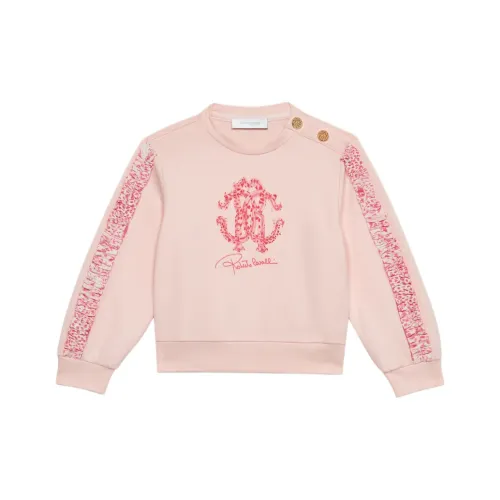 Roberto Cavalli Свитшот Розовый Детский
