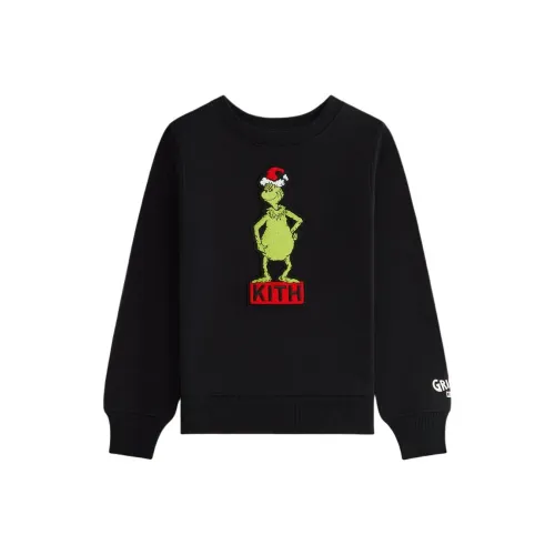 Kith Monday Program Collection Черный Детский Сад Свитшот
