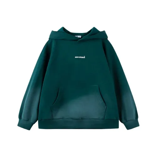 MUCMUKN Толстовка Детская Темно-Зеленая