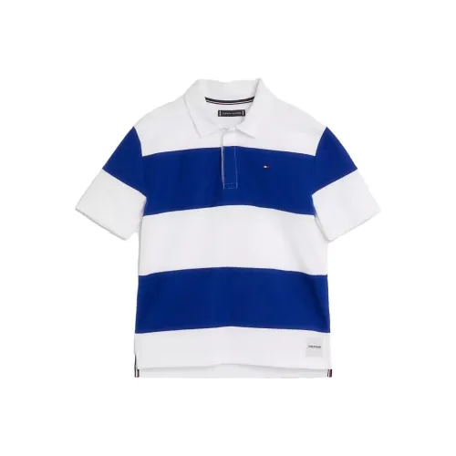 Tommy Hilfiger Детская одежда Блок Stripe Поло Синий Детский