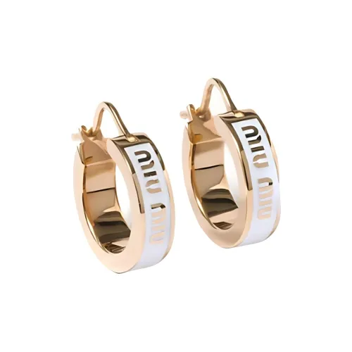 MIU MIU Металлические серьги женские