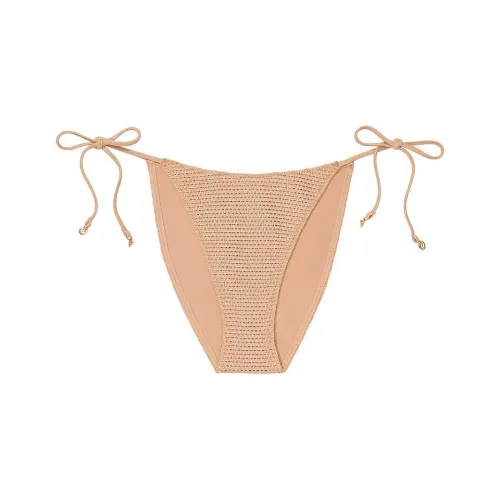 Victoria's Secret Розовый Crochet STRING Бикини Низ Ts Бикини Женские Roasted Sugar