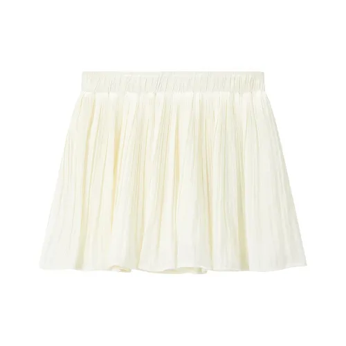 LEDIN Повседневные короткие юбки Женские Кремово-бежевый В наличии
