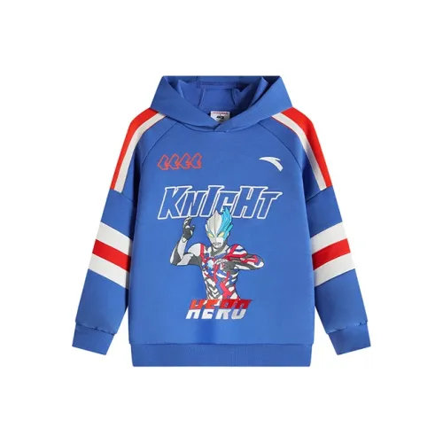Antakids x Ultraman Совместное издание Толстовка Юность Синий Дети Возраст 3-7 лет