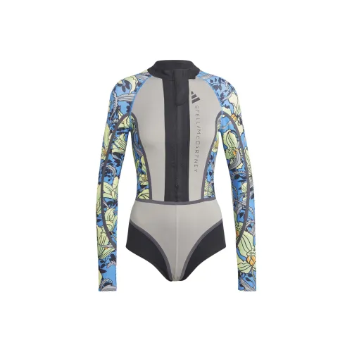 Adidas Серые Женские Ван-Пис Купальники