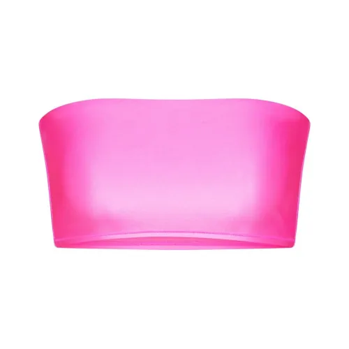 SKIMS SHINE Плавание Бандо Бикини Топ Бикини Женские Toffee Ирис Цвет