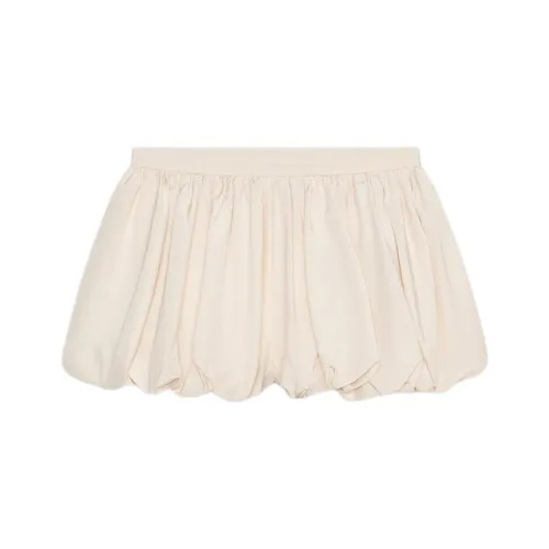 ZARA Повседневные короткие юбки Женские Бежевый