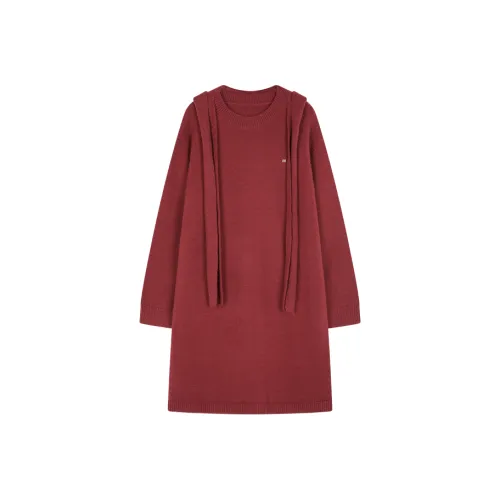 Mo Han Yi Mei Комплект с юбкой Женские Рождественский красный