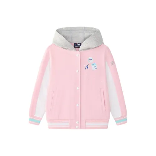 FILA KIDS Куртки Пальто Ароматный Ягода Розовый Дети Возраст 3-7 Лет