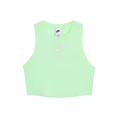 Nike Майка Женская Паровая Зеленая