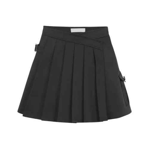Three Quarters Повседневные короткие юбки Женские Черный