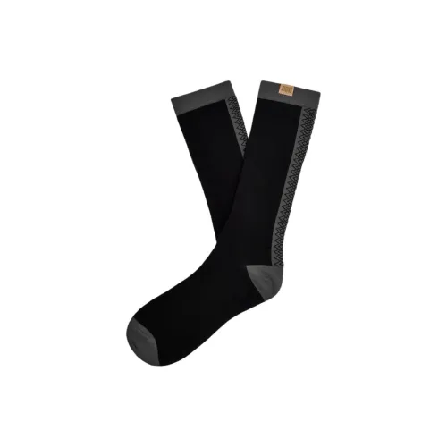 UGG 1 пачка черные мужские носки MID до икры