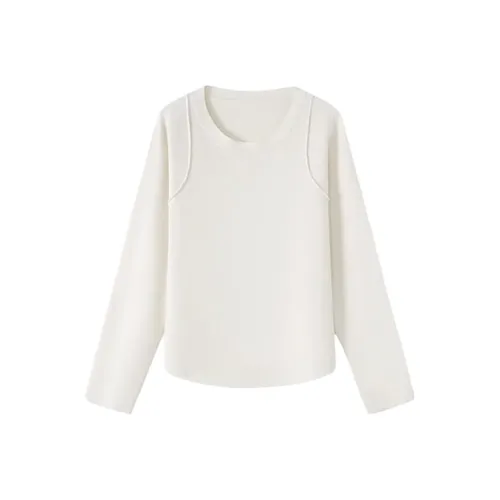 SHIRAN Кокосовый молочный белый Женские Трикотаж