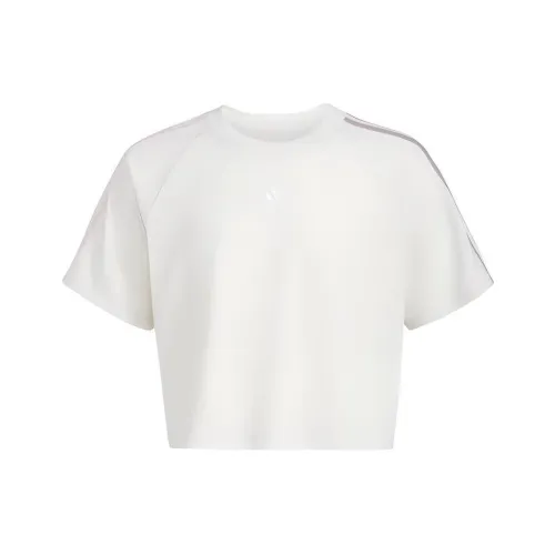 Adidas Детская одежда Htr Обхват талии Длина Реглан Tee T Рубашка Экрю Детский