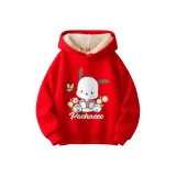 Бант, цветок, бабочка, красный