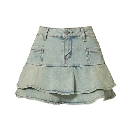 Enhanced Джинсовые короткие юбки Женские