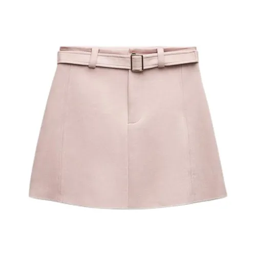 ZARA Повседневные короткие юбки женские песочный