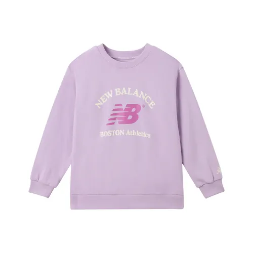 New Balance Свитшот NB Фиолетовый Детский Возраст 3-7 лет