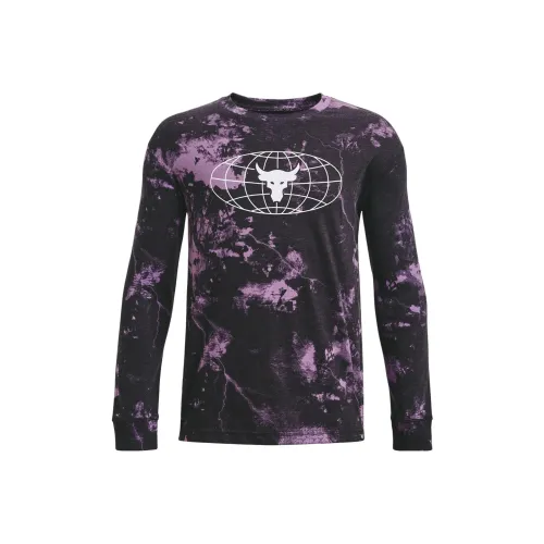 Under Armour Project T Рубашка Детская одежда Project Rock Brahman Globe Long Sleeve Фиолетовый Детский
