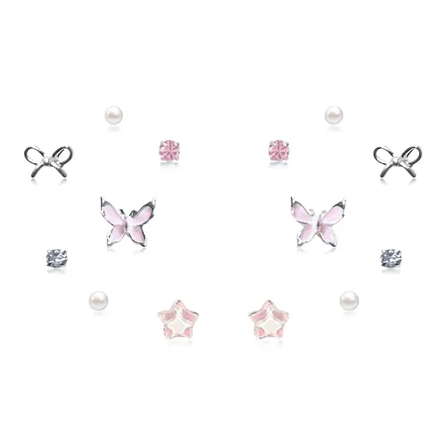 ZANC Сплав Серьги-гвоздики Женские