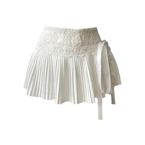 ETSE Повседневные короткие юбки Женские Белые