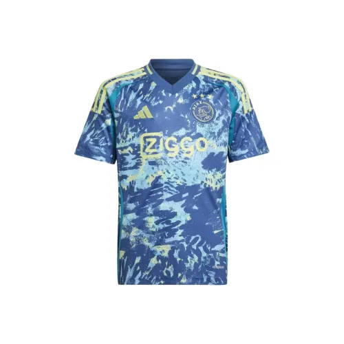 Adidas T-Shirt SS24 AJAX AMSTERDAM 24 25 Гостевой Джерси Синий Детский