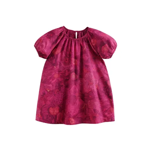 MARC JANIE Детское платье Flowers на темном низе для малышей