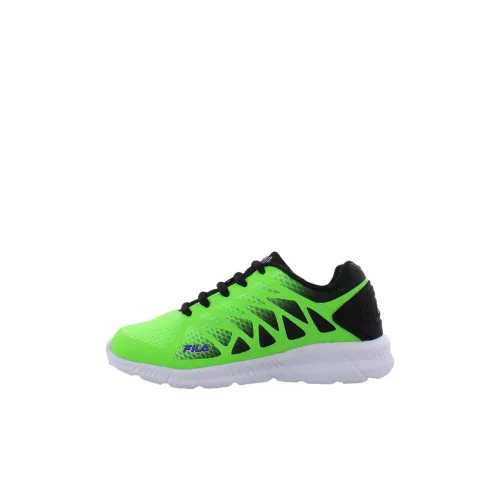 FILA Fantom 6 Детские беговые кроссовки Низкий Топ Зеленый Kids