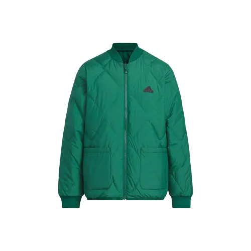 Adidas Пуховик Лесной Зеленый Подростки