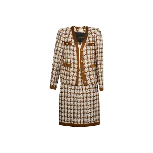 ROEYSHOUSE Комплект с юбкой Женские Желтый Коричневый