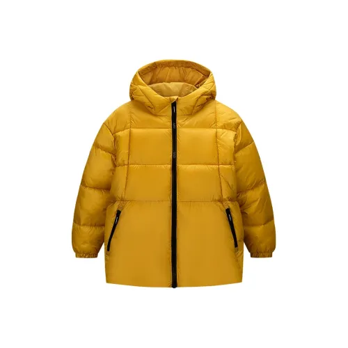 Конверс Хлопковый пуховик Винтажный желтый Подростки