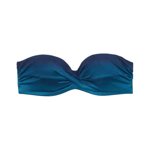 Victoria's Secret Розовый Mix Match Twist PUSH Up Бандо Топ BO Бикини Женские Синий Градиентный