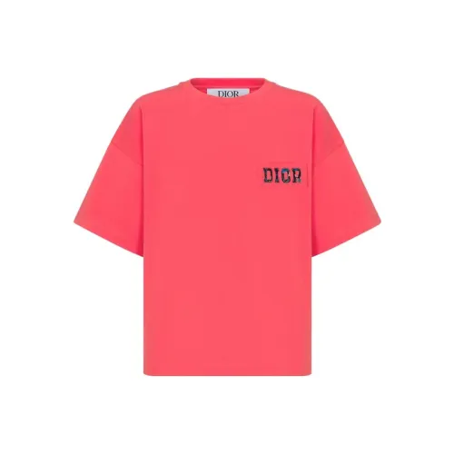 DIOR Кораллово-красные Kids T-рубашки