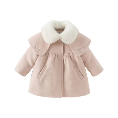 DAVE BELLA Хлопковый пуховик Серо-розовый для детей 3-7 лет