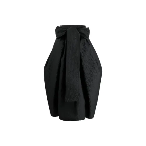 Cecilie Bahnsen Повседневный Длинный Юбка Женские Черный