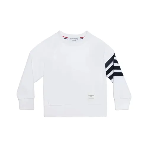 THOM BROWNE Белый Kids Свитшоты