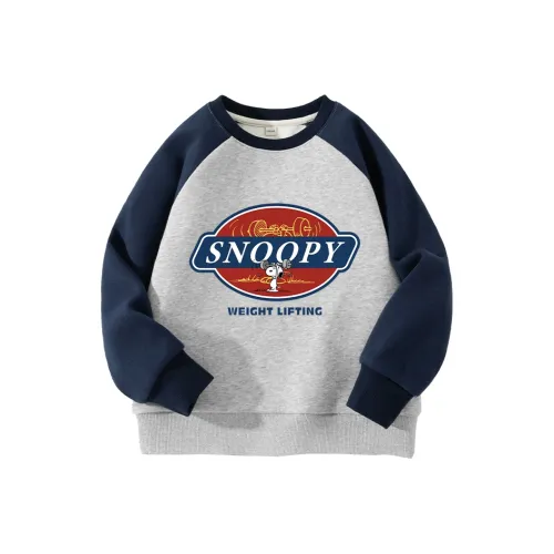 SNOOPY Толстовка Серый Синий Подростки