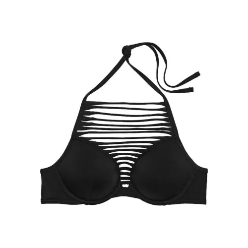 Victoria's Secret VS Archives Плавание Сексуальный Tee Высокий вырез PUSH Вверх Бикини Топ B Бикини Женские Черный