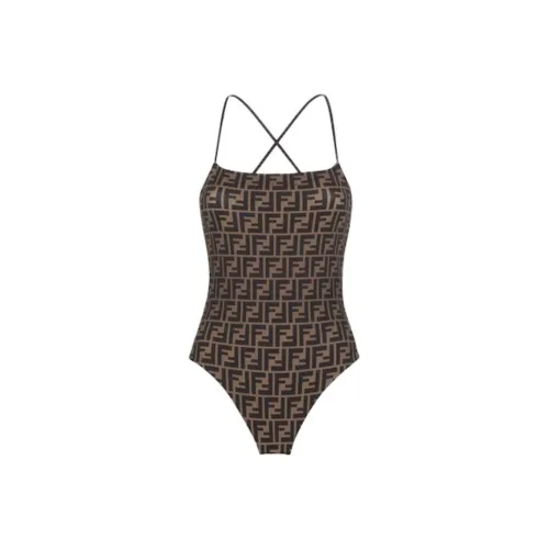 FENDI Коричневый Женские Бикини