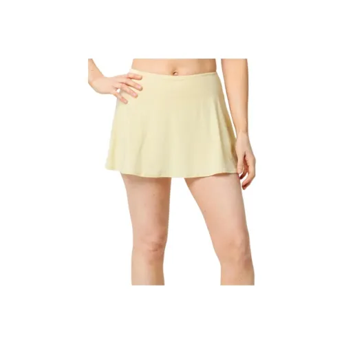 nike Повседневная короткая юбка женская бежево-желтая
