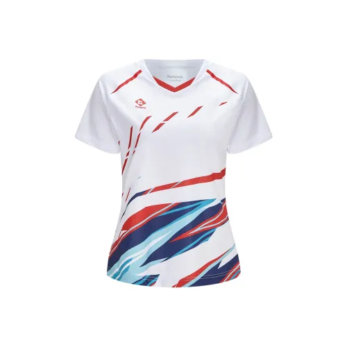 KUMPOO Бадминтон Джерси Женские Белые