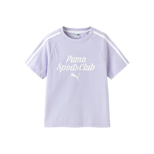 PUMA T-Shirt Розовый Фиолетовый Подростки