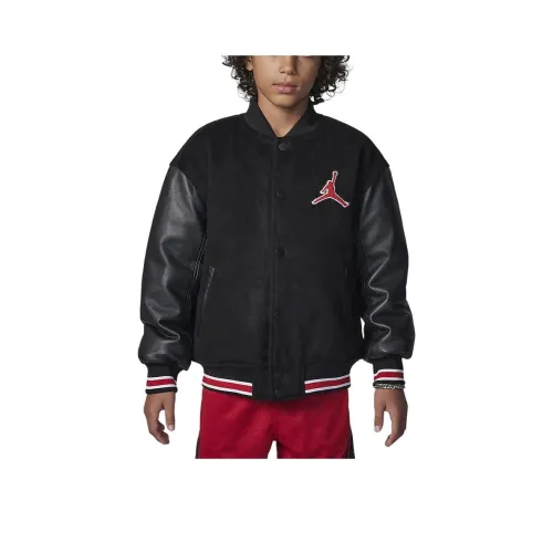 Джордан Куртки Пальто Пилотный Черный Подростки