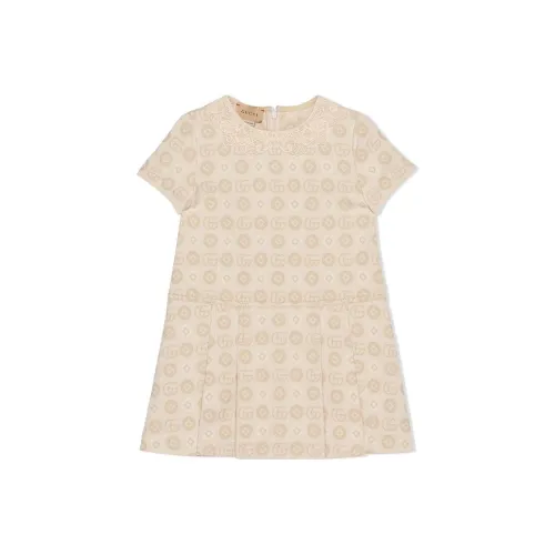 GUCCI Бежевые Платья для Детей