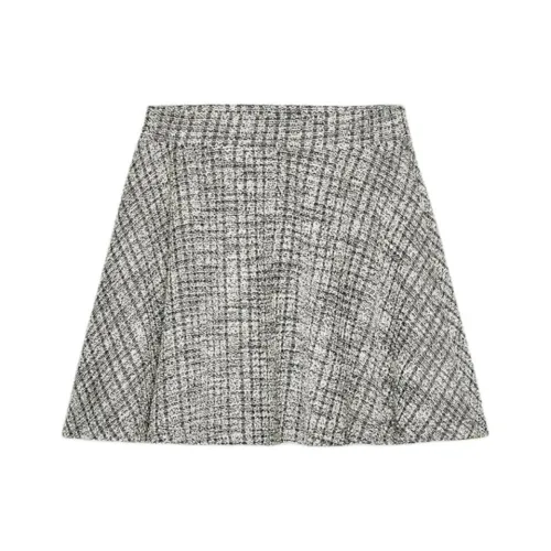 ZARA Повседневные короткие юбки Женские Nude Black